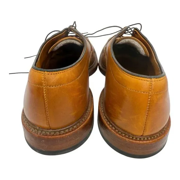 Allen Edmonds Hillcrest Leather Oxford Dress Shoes Size 10.5 C Walnut Brown